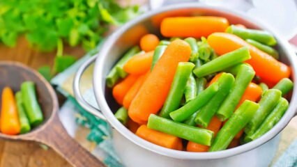 Hvordan lagres grønnsaker og kjøtt? 