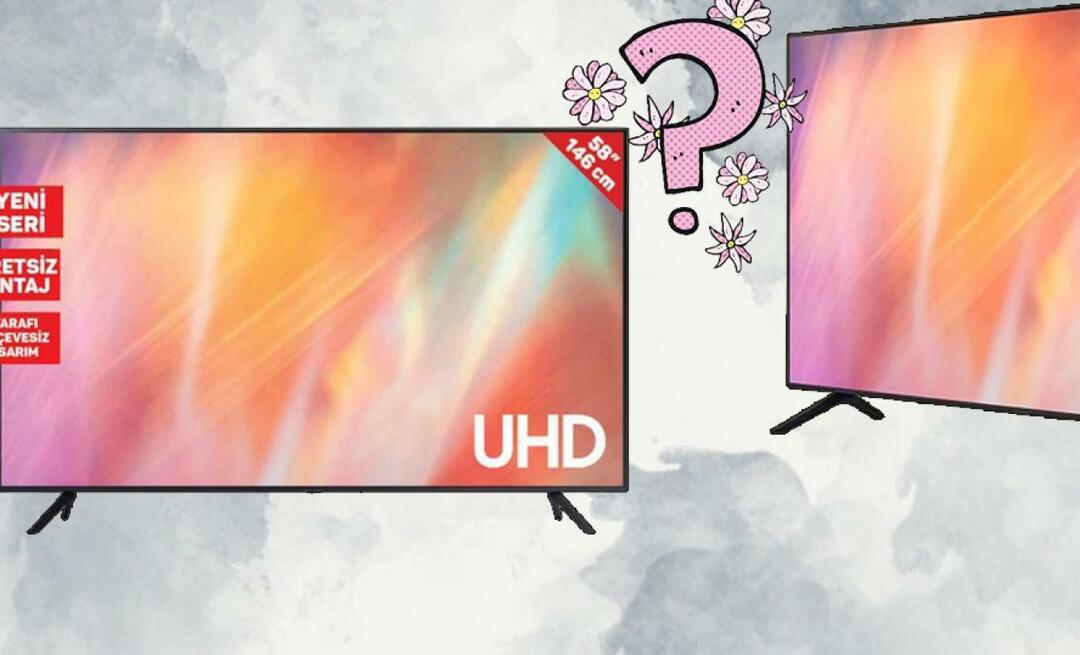 A101 2. februar Samsung TV bør kjøpes? Samsung 58au7000 58 4K Crystal spesifikasjoner