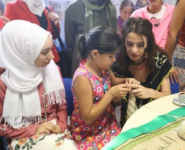 Songül Öden møtte syriske kvinner