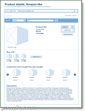 en groovy wireframe innebygd i google docs