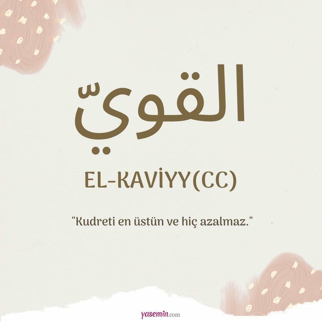 Hva betyr al-Kaviyy (cc)?