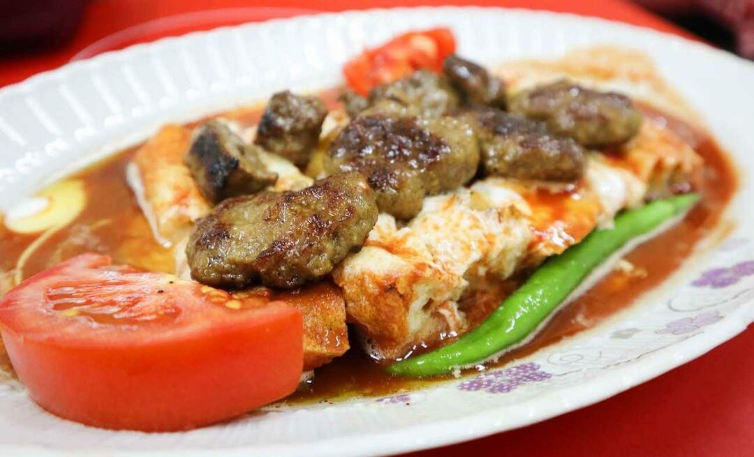 Hvordan lage Eskisehir balaban kebab? Den beste bittersøte kjøttbolleoppskriften