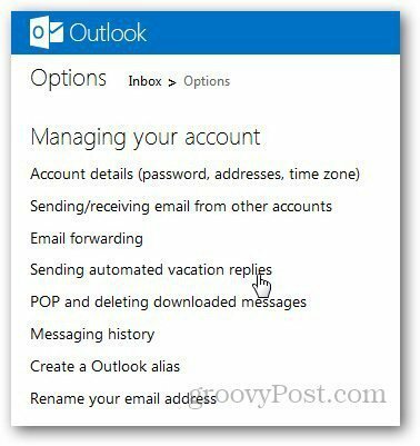 Outlook Vacation Message 2