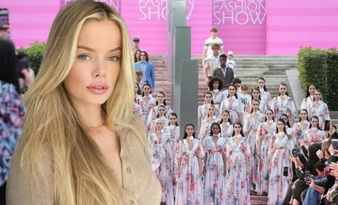 Den verdenskjente modellen Frida Aasen, som skal stå på pallen i Antalya, brøt ikke tradisjonen! 