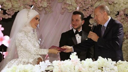 President Erdogan var vitne til to bryllup samme dag