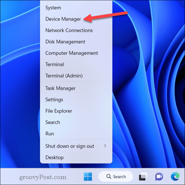 Åpne Enhetsbehandling i Windows 11