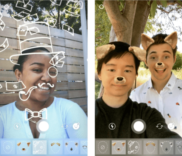 Instagram Camera rullet ut to nye ansiktsfiltre som kan brukes på alle Instagram foto- og videoprodukter.