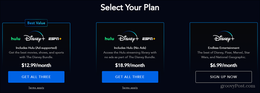 Disney Plus legger til ny pakkeplan med annonsefri Hulu