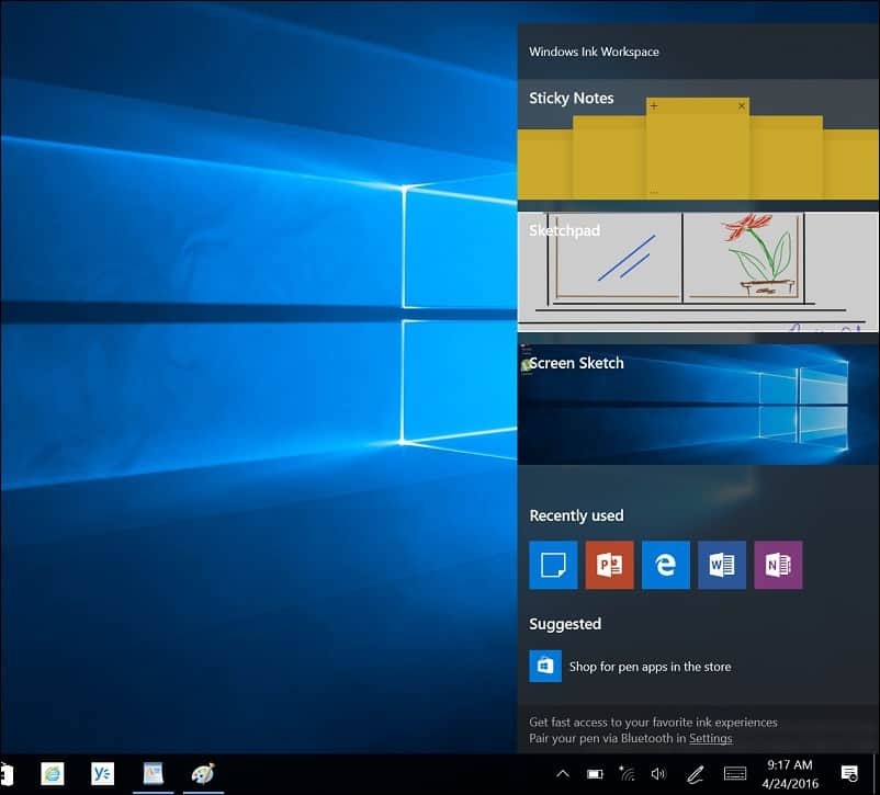Komme i gang med Windows 10-blekkfunksjonen