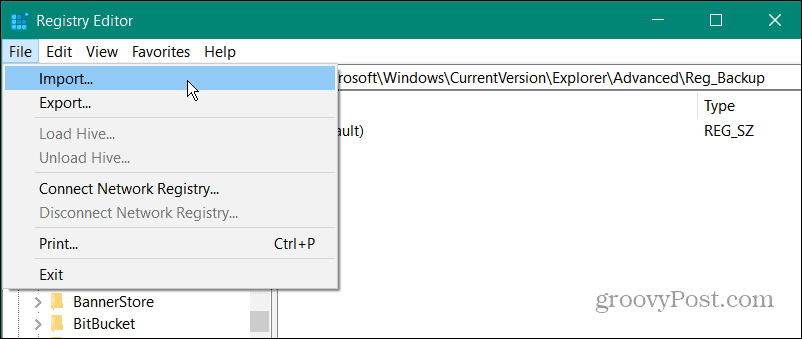 Windows registernøkler