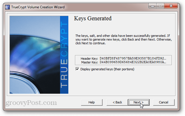 TrueCrypt Header Key og Master Key