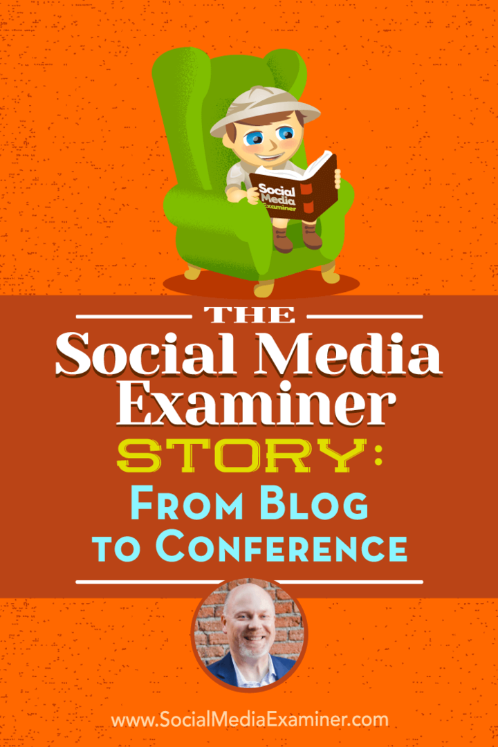 The Social Media Examiner Story: Fra blogg til konferanse med innsikt fra Mike Stelzner med intervju av Ray Edwards på Social Media Marketing Podcast.
