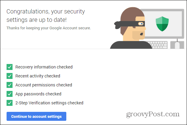 Googles sikkerhetsveivisersuksess