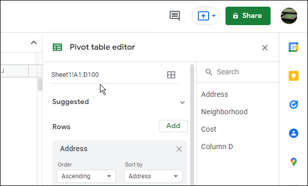 pivottabellredigerer