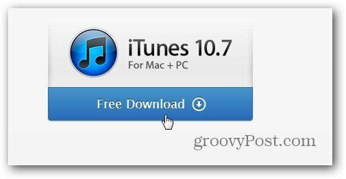 Last ned iTunes 10_7