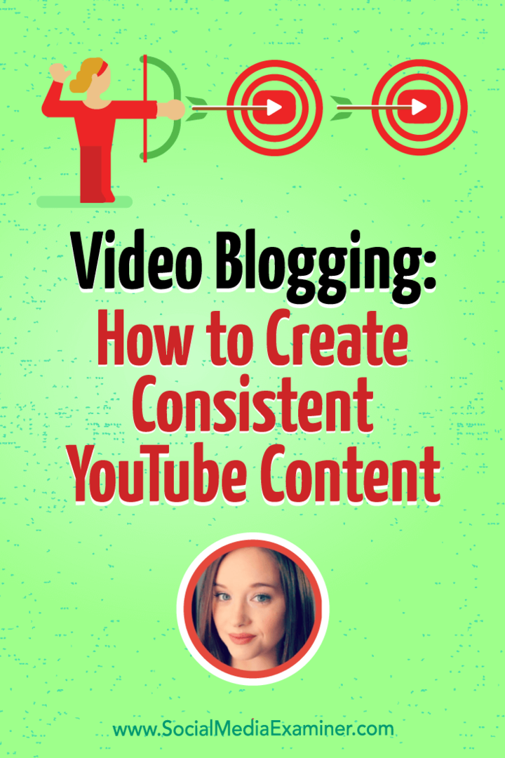 Videoblogging: Hvordan lage konsistent YouTube-innhold: Sosiale medier