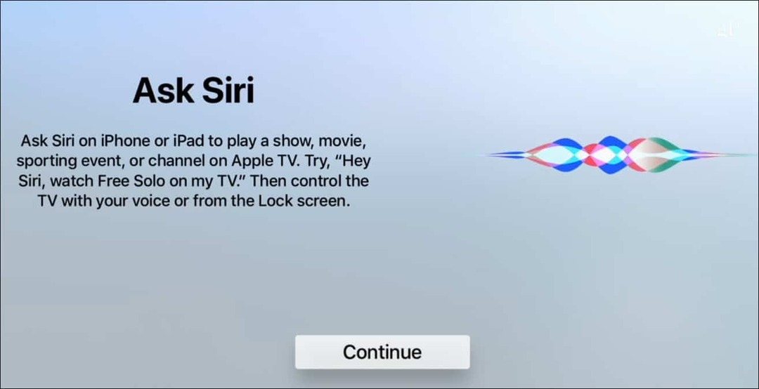 Spør Siri Apple TV