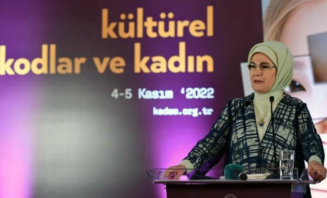 Emine Erdogan er den femte presidenten i KADEM. Han berørte viktige spørsmål på det internasjonale toppmøtet for kvinner og rettferdighet!