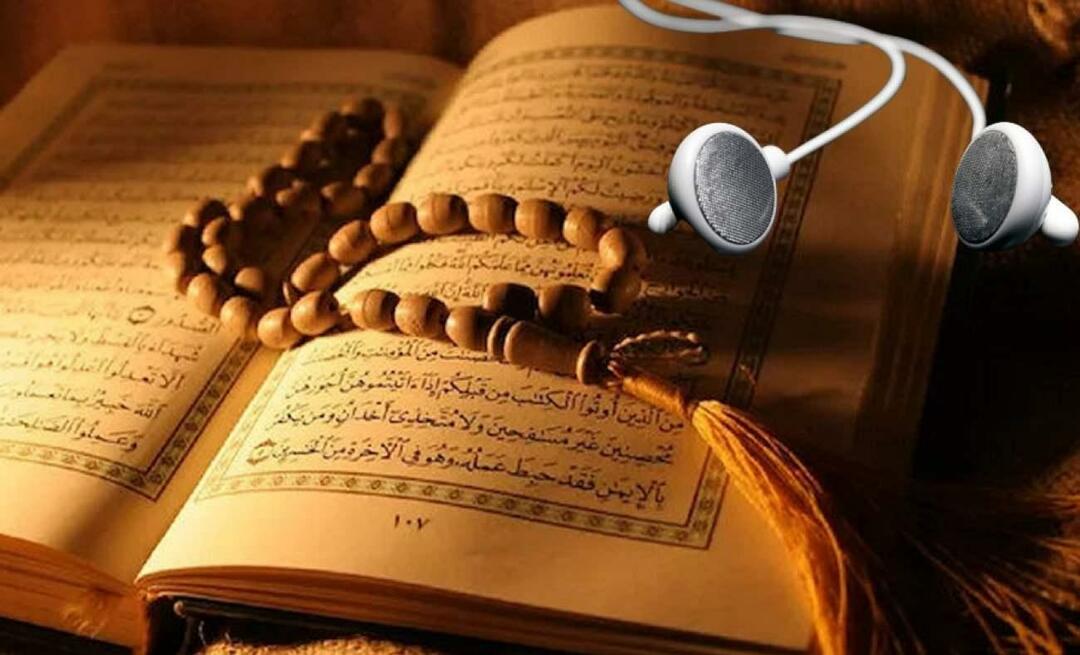 Kan Koranen lyttes til på TV, radio eller telefon? Kan min hatim lages bare ved å lytte?
