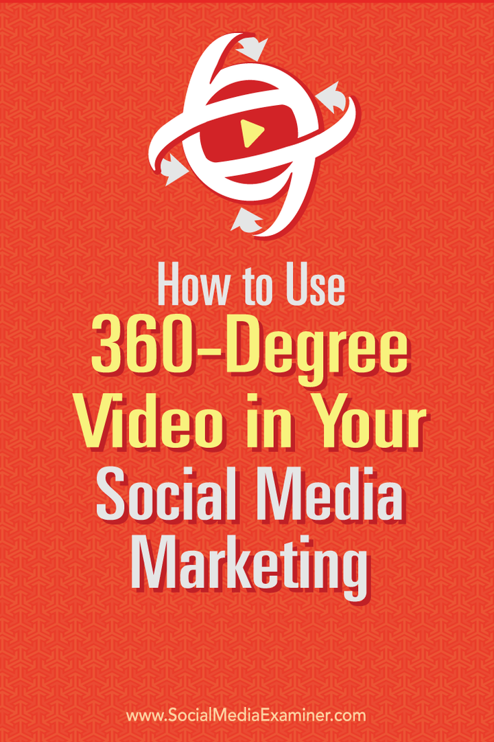 Slik bruker du 360-graders video i markedsføringen din på sosiale medier: Social Media Examiner