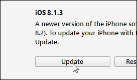 iOS 8.1.3 oppdatering til 8.2