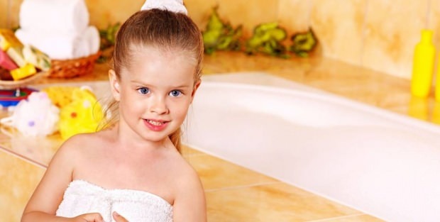 Hvordan skal barn ta et bad?
