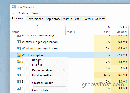 Forhindre redigeringer av hurtiginnstillinger på Windows 11