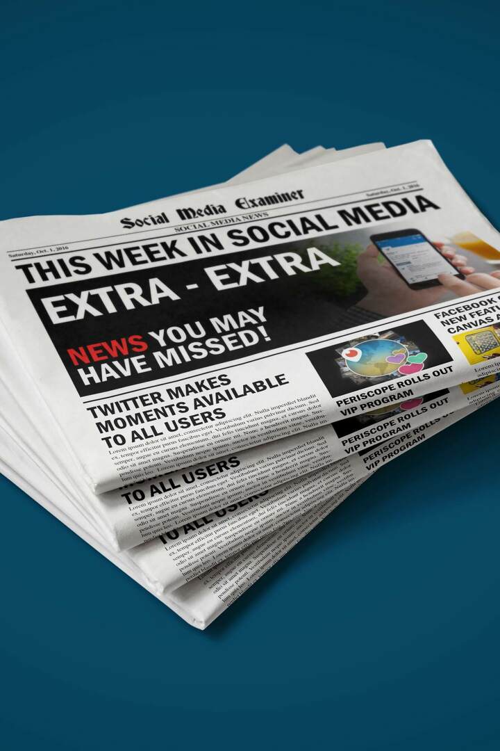 Twitter Moments lanserer historiefunksjon for alle: Denne uken i sosiale medier: Social Media Examiner