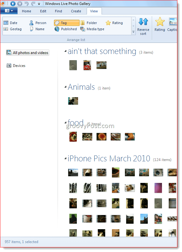 Windows Live Photo Gallery 2011 gjennomgang (bølge 4)