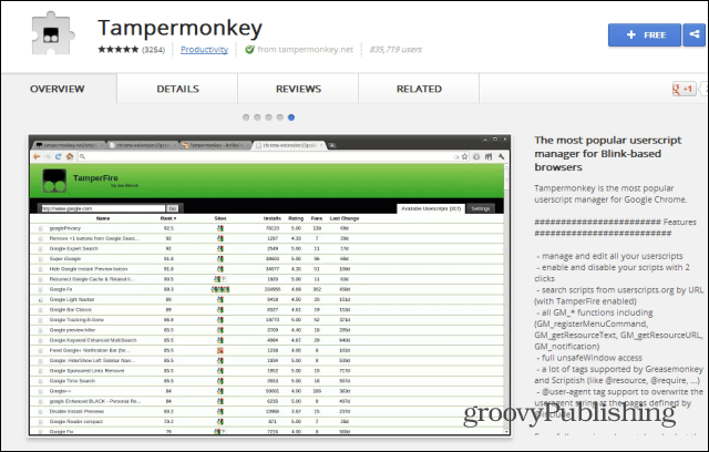 Dropbox-trestruktur Chrome Tampermonkey