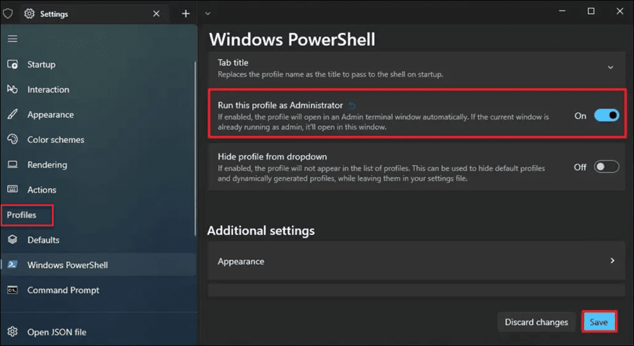 åpne powershell som admin på Windows 11