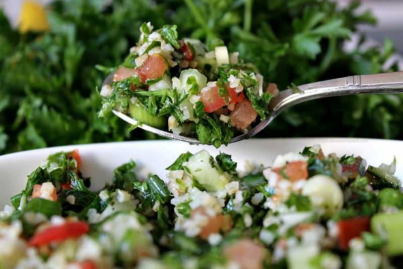 Hvordan lage en libanesisk salat? Lager en libanesisk salat ...
