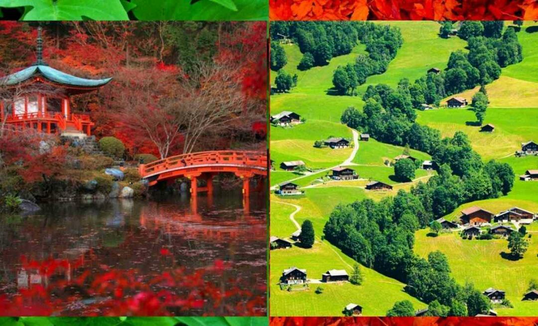 Hvilke land skal du besøke om høsten? Hvor er stedene å reise til utlandet om høsten?
