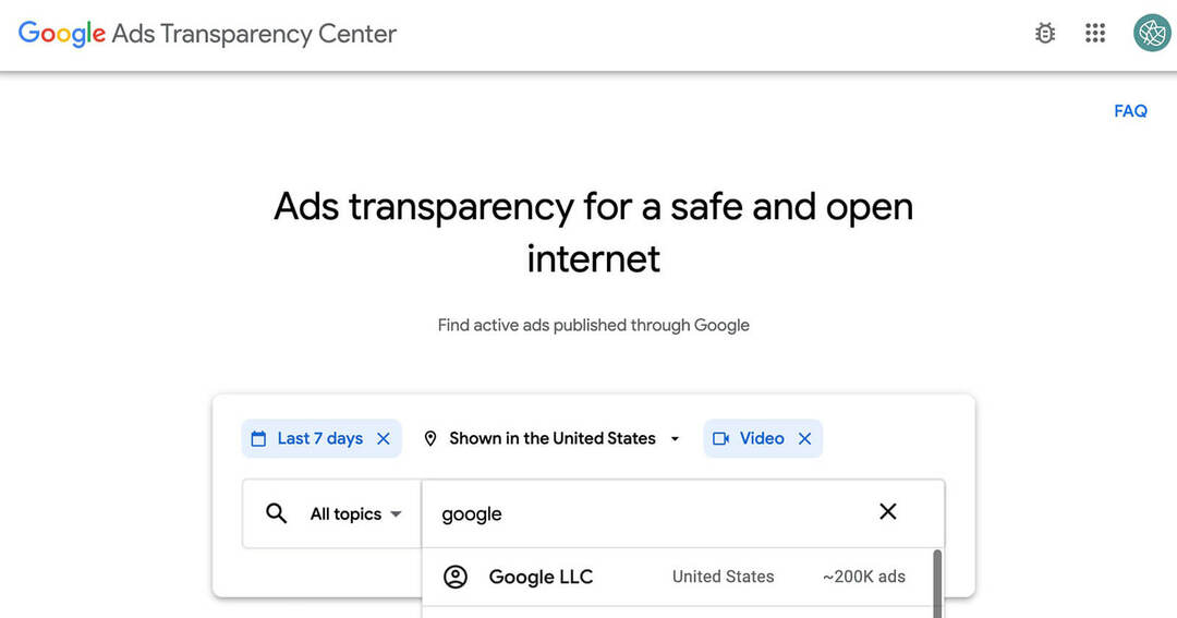 Slik undersøker du konkurrentene dine med Google Ads Transparency Center: Undersøker for sosiale medier
