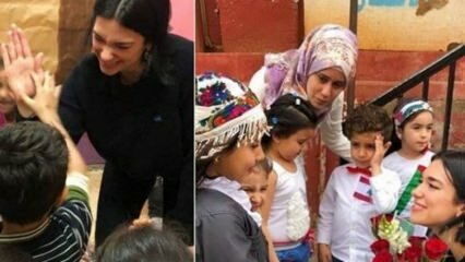 Dua Lipa møter syriske flyktningbarn!