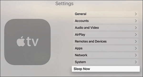 Hvordan kontrollere når den nye Apple TV-en din går i dvale