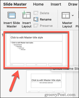 master slide i powerpoint