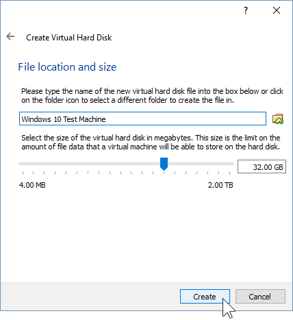 07 Bestem plassering av harddisken (installering av Windows 10)