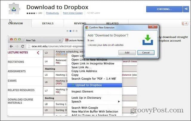Last opp nettfiler direkte til Dropbox fra Internett