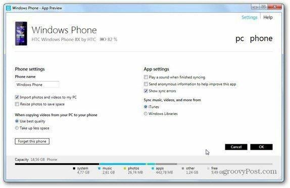 Slik overfører du data fra Windows Phone 8 til PC-en din