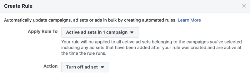 Skaler Facebook-annonsekampanjene dine; trinn 13.