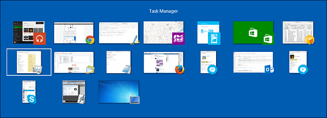 Slik bytter du oppgaver i Windows 8.1 moderne grensesnitt