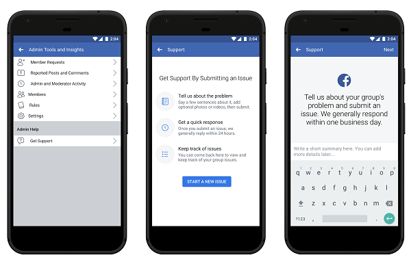 Facebook forbedrer admin-ressurser og støtte for grupper.