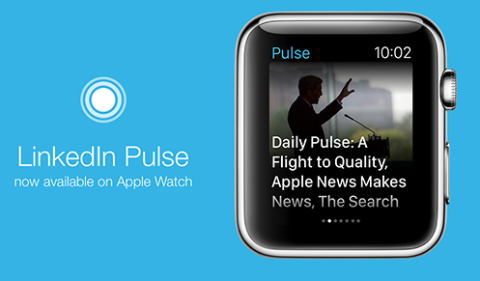 linkedin puls for apple watch