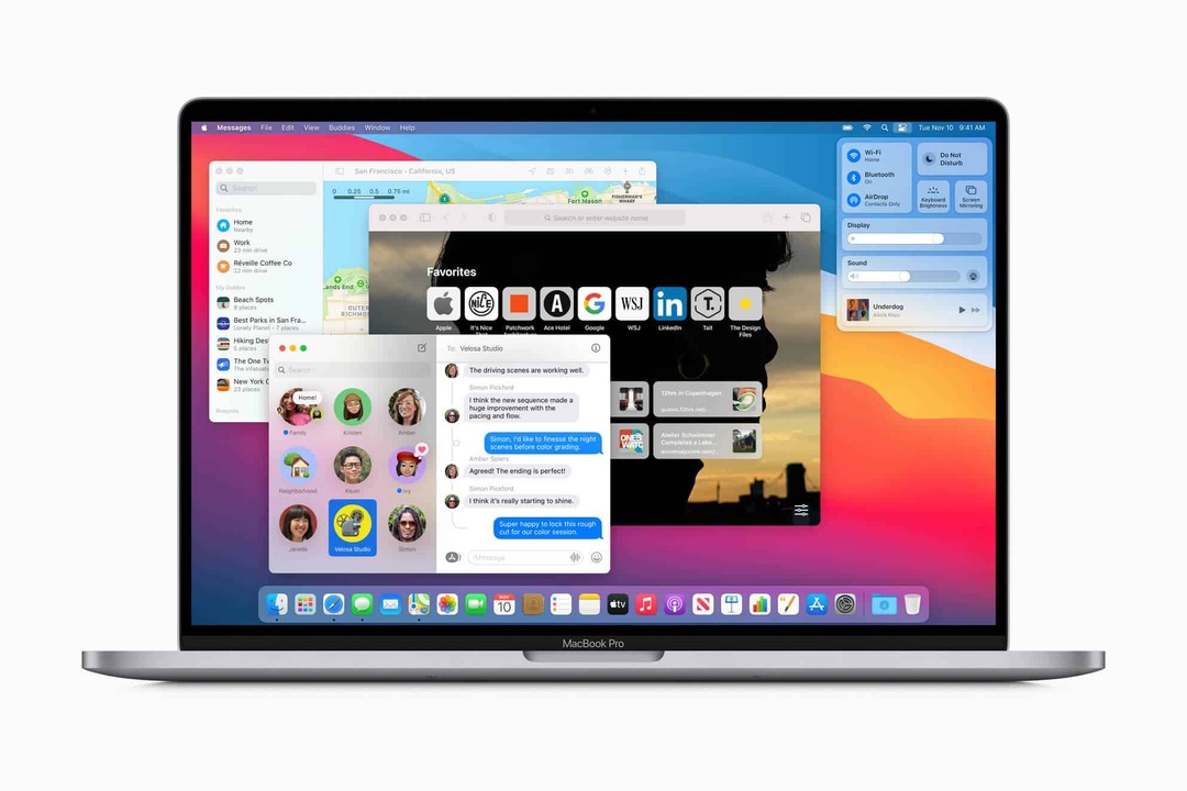 macOS Big Sur nye funksjoner