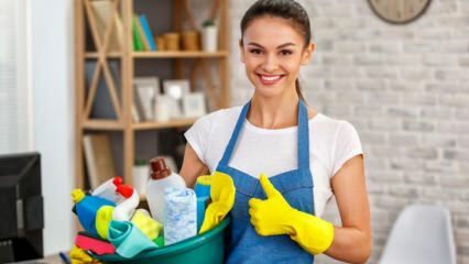 Hvordan lage enkel rengjøring av hus?