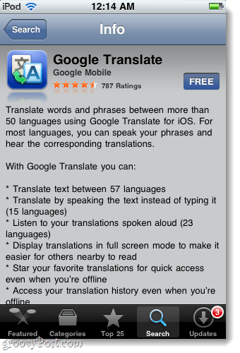 last ned og installer google translate-appen for iphone, ipad og ipod