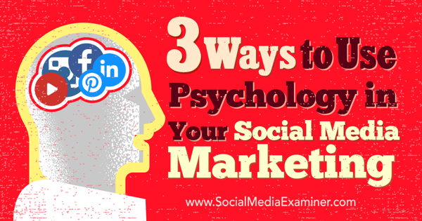 psykologi i markedsføring av sosiale medier