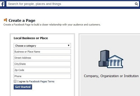 facebook virksomhetssiden oppretting