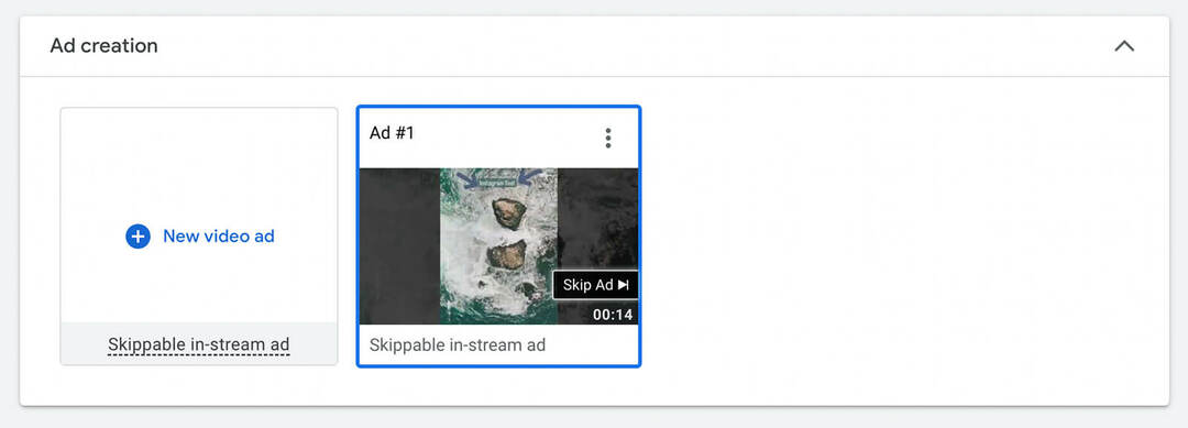 how-to-create-a-video-annons-with-en-existing-short-using-youtube-shorts-ads-include-multiple-ads-in-ad-group-new-video-ad-build-out- ad-creation-example-8
